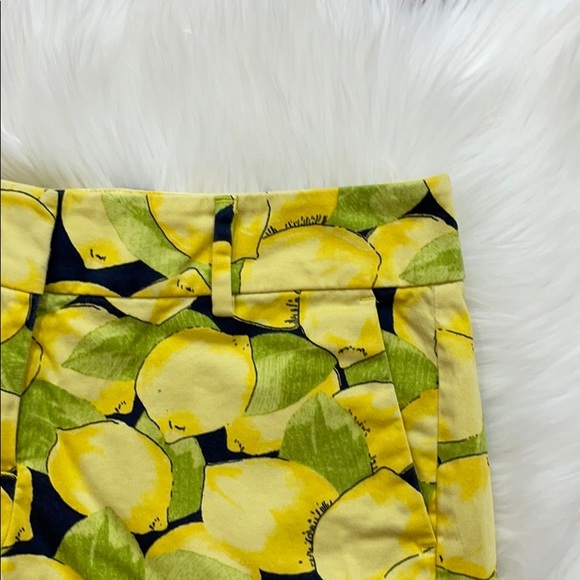 Ann Taylor Navy Lemon Print Shorts - Picture 3 of 5